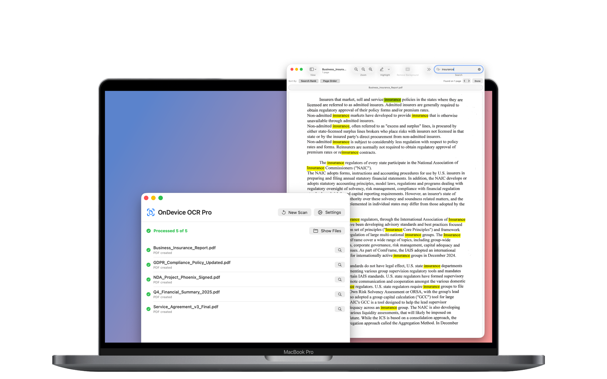 OnDevice OCR Pro screenshot